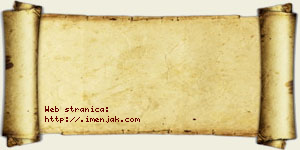 Vojin Jakšić vizit kartica